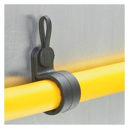 Panduit Cable Clamp, Nylon 6/6, 1.12 in Bundle Dia., Black, 200 PK PC112-H25D-T0